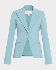 Sabrina Single-Button Stretch Wool Blazer at Neiman Marcus
