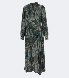 Sabrina silk crêpe de chine midi dress at Mytheresa