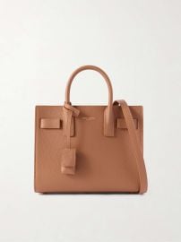 Sac De Jour nano textured-leather tote - brown - One Size at Net a Porter
