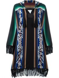 Sacai Fringed Poncho - Gallery at Farfetch