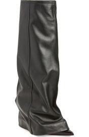 Sacai Pant Leather Knee Boots at Nordstrom