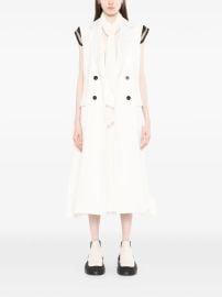 Sacai Suiting Dress Neutrals at Farfetch