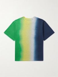 Sacai Tie Dyed Cotton Jersey T Shirt at Mr Porter