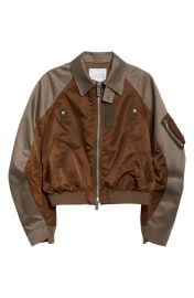 Sacai two way zip fastening jacket at Nordstrom