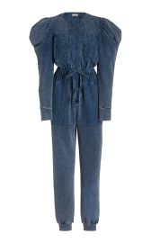 Sadie Puff-Sleeve Cotton Jumpsuit By Ulla Johnson at Moda Operandi