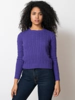 Sadies purple sweater at American Apparel at American Apparel