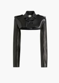 Sadran Jacket in Black Leather KHAITE at Khaite