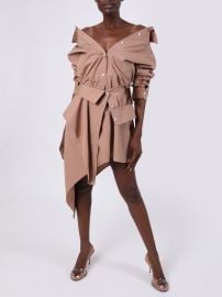 Safari Asymmetric Deconstructed Shirt Dress at The Webster