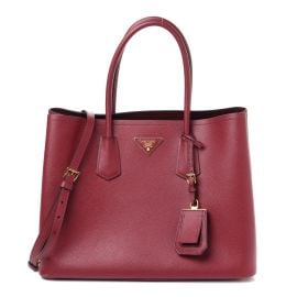 Saffiano Double Tote Bag by Prada Tote Bag by Prada at Fashionphile