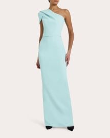 Safiyaa Kora Asymmetric Gown OLIVELA at Olivela