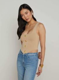 Saga Top in AlmondGold L39AGENCE at L'Agence