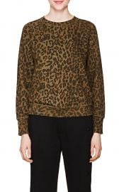 Saguro Leopard-Print Cotton Sweatshirt at Barneys