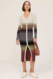 Sahara Stripe Shoko Sweater by Staud Rent the Runway at Rent the Runway