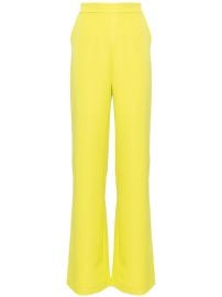 Saiid Kobeisy high-rise straight-leg Pants Green at Farfetch