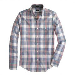 Sail Blue Plaid Shirt at J. Crew