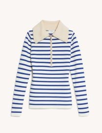 Sailor-striped wool sweater - Sweaters  Cardigans   Paris at Sandro