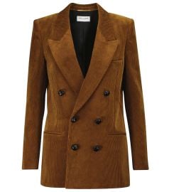 Saint Laurent - Corduroy blazer at Mytheresa