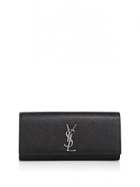 Saint Laurent - Kate Leather Clutch at Saks Fifth Avenue