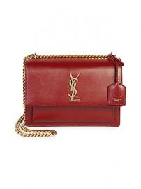 Saint Laurent - Medium Sunset Leather Shoulder Bag at Saks Fifth Avenue