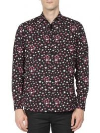 Saint Laurent - Multi-Color Star Printed Shirt at Saks Fifth Avenue