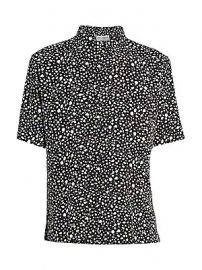 Saint Laurent - Pebble-Print Short-Sleeve Shirt at Saks Fifth Avenue