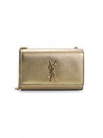 Saint Laurent - Small Kate Metallic Leather Shoulder Bag at Saks Fifth Avenue