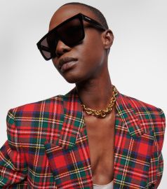 Saint Laurent 607 shield sunglasses at Mytheresa