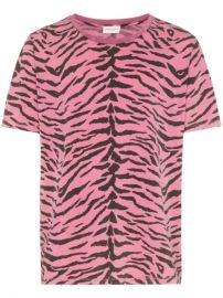 Saint Laurent Animal Print T-shirt - Farfetch at Farfetch