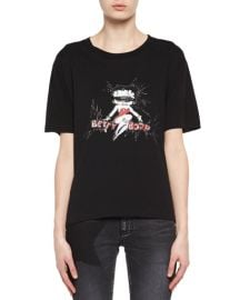 Saint Laurent Betty Boop Boyfriend T-Shirt at Neiman Marcus