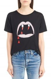 Saint Laurent Blood Luster Graphic Cotton Tee at Nordstrom