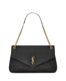 Saint Laurent Calypso Large Shoulder Bag in Grained Lambskin Bloomingdales at Bloomingdales