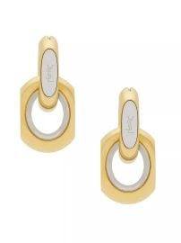 Saint Laurent Cassandre Duo Link Earrings in Metal at Saks Fifth Avenue