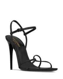 Saint Laurent Clara Sandals in Crepe Satin Bloomingdales at Bloomingdales