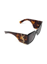 Saint Laurent Eyewear geometric-frame Sunglasses | Black | FARFETCH at Farfetch
