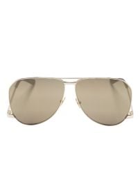 Saint Laurent Eyewear pilot-frame Sunglasses Gold at Farfetch