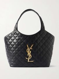 Saint Laurent Icare medium quilted leather tote at Net a Porter