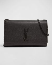 Saint Laurent Kate Medium YSL Grain de Poudre Chain Bag at Neiman Marcus