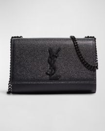 Saint Laurent Kate Small Ysl Crossbody Bag In Grained Leather at Neiman Marcus
