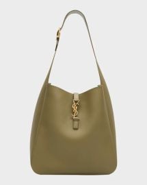 Saint Laurent Le 5 A 7 Large Shoulder Hobo Bag In Smooth Leather at Neiman Marcus