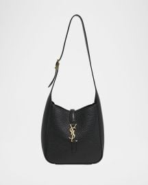 Saint Laurent Le 5 A 7 YSL Hobo Bag in Deer Leather at Neiman Marcus