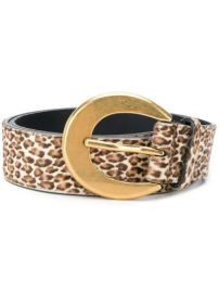 Saint Laurent Leopard Print Belt - Farfetch at Farfetch