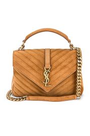 Saint Laurent Medium College Chain Bag in Cinnamon  FWRD at Forward