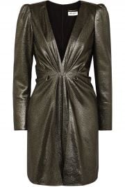 Saint Laurent Metallic Dress at The Outnet