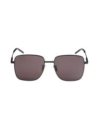 Saint Laurent Oversized Square Metal Sunglasses at Saks Off 5th