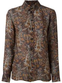 Saint Laurent Paisley Print Shirt at Farfetch