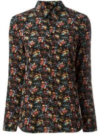 Saint Laurent Paris Collar Floral Print Shirt at Farfetch