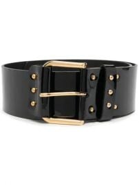 Saint Laurent Patent Leather Corset Belt - Farfetch at Farfetch