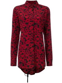 Saint Laurent Poppy Print Shirt at Farfetch