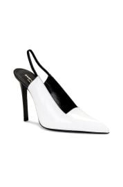 Saint Laurent Raven 110mm Slingback Pumps - at Farfetch