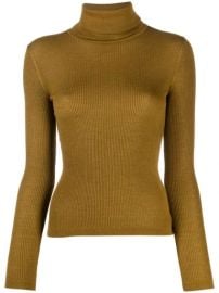 Saint Laurent Ribbed roll-neck Jumper - Farfetch at Farfetch